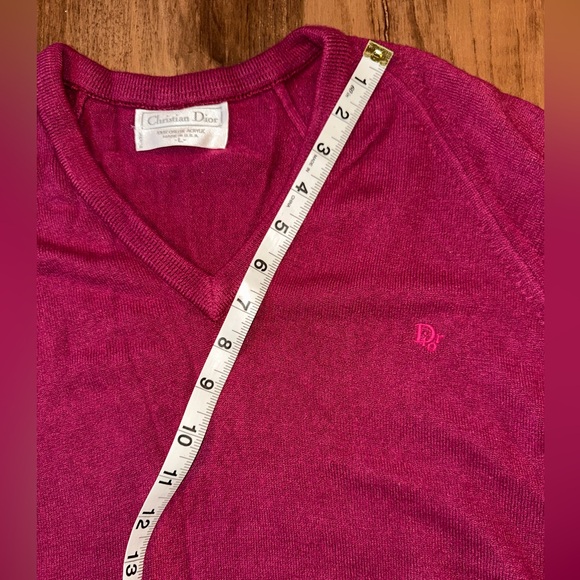 Vintage Christian Dior Vneck - Picture 15 of 15